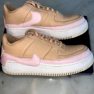 Nike Air Force 1 Jester XX Bio Beige Pink Force (Women's)